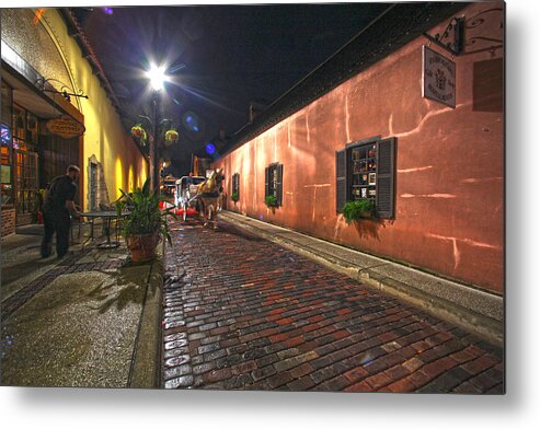 Horse Metal Print featuring the photograph Streets of St Augustine by Robert Och