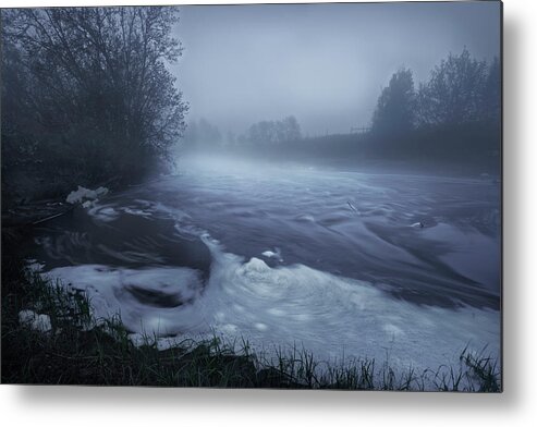 River Metal Print featuring the photograph Sturgeon River by Dan Jurak