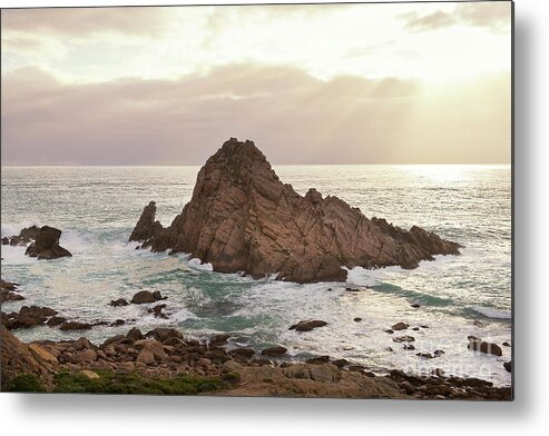 Australia Photography Metal Print featuring the photograph Sugarloaf Rock sunset by Ivy Ho