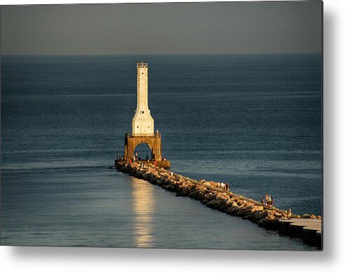  Metal Print featuring the photograph Summer Lighthouse by Dan Hefle