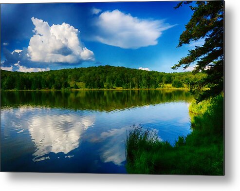 Evening Metal Print featuring the photograph Summer On the Lake by Amanda Jones