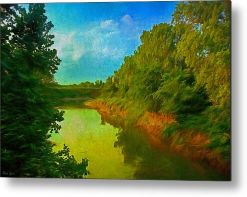 Creek Metal Print featuring the photograph Summer Soft Morning Creek by Anna Louise