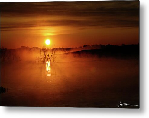Country Metal Print featuring the photograph Sun Birth by Jim Bunstock