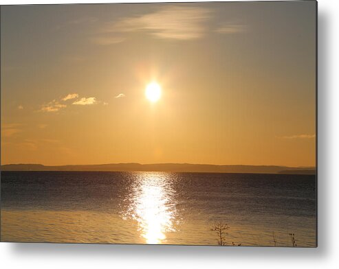 Waterfront Metal Print featuring the digital art Sunny day by the Oslo Fjords. by Jeanette Rode Dybdahl