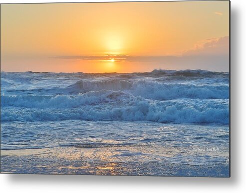Obx Sunrise Metal Print featuring the photograph Sunrise 18th of June by Barbara Ann Bell
