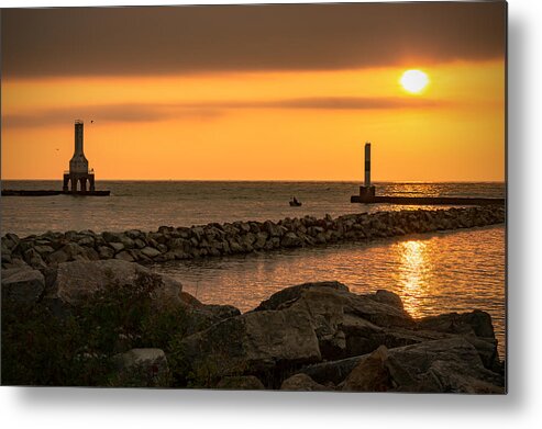 Sunrise Metal Print featuring the photograph Sunrise Casting by James Meyer