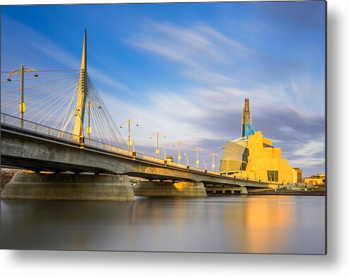 Winnipeg Metal Print featuring the photograph Sunrise In Winnipeg by Nebojsa Novakovic