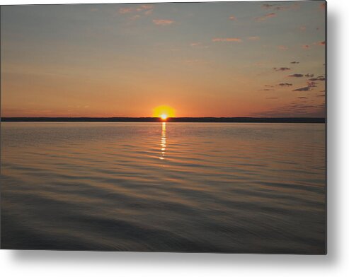 Sunrise Metal Print featuring the photograph Sunrise on Seneca Lake by William Norton