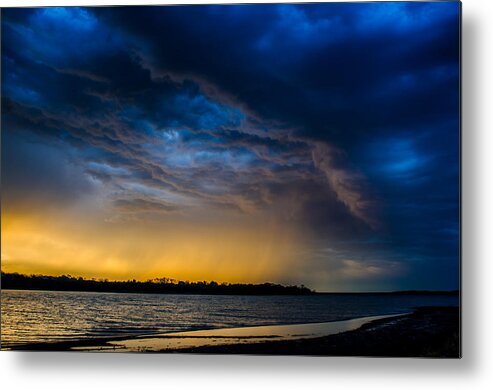 Sunrise Metal Print featuring the photograph Sunrise Storm by Jeff Phillippi