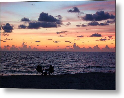 Photo For Sale Metal Print featuring the photograph Sunset Built for Two by Robert Wilder Jr