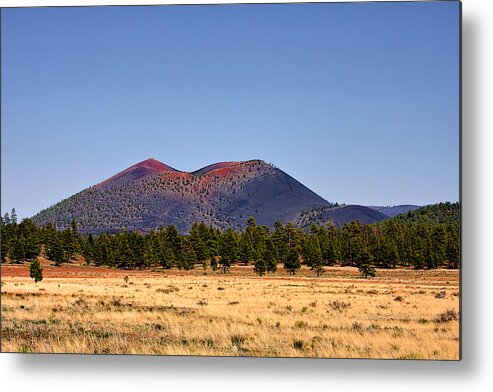 Crater Metal Print featuring the photograph Sunset Crater Volcano National Monument by Alexandra Till