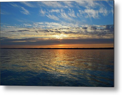 Abstract Metal Print featuring the photograph Sunset Dream by Lyle Crump