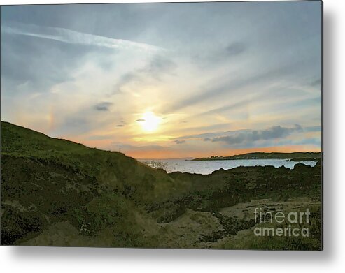 Elie Ness Metal Print featuring the photograph Sunset is close. by Elena Perelman