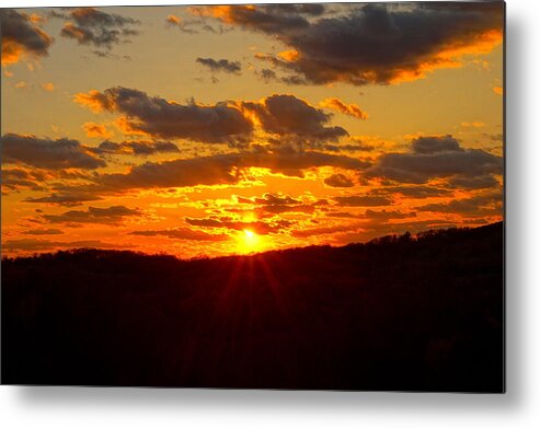 Sunset Metal Print featuring the photograph Sunset - Oak Ridge, TN by Beth Collins