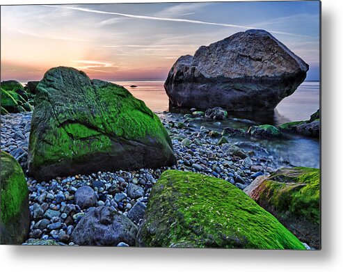 Sunset Metal Print featuring the photograph Sunset on the Beach at Horton Point by Rick Berk