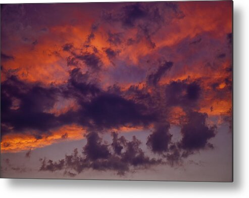 Sunset Metal Print featuring the photograph Sunset Sky#7175 by Irwin Barrett
