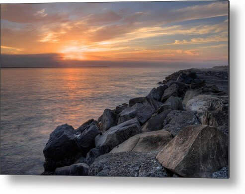Sunset Metal Print featuring the photograph Sunsetty Jetty by Mark Alder