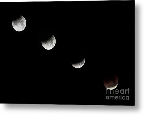 Super Metal Print featuring the photograph Super Blue Blood Moon by Dennis Hedberg