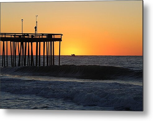 Sun Metal Print featuring the photograph Surrounded By Sunrise by Robert Banach