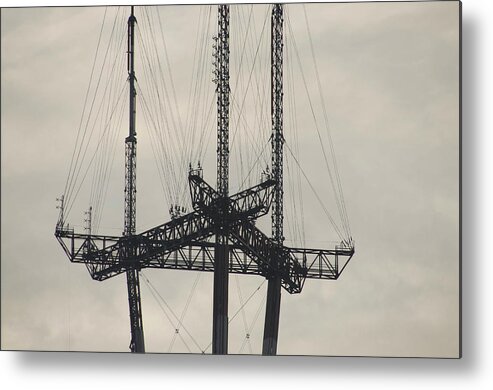 Sutro Tower Metal Print featuring the photograph Sutro Tower Detail by Erik Burg