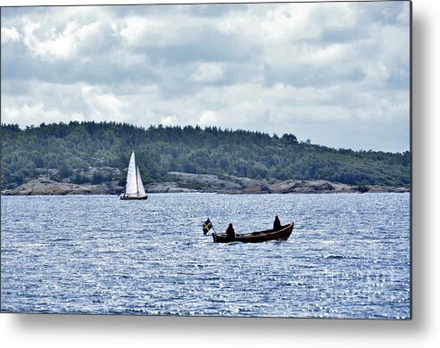 Askim Metal Print featuring the photograph Sweden, oh yeah by Elaine Berger