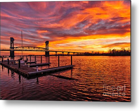 Wilmington Metal Print featuring the photograph Swirls by DJA Images