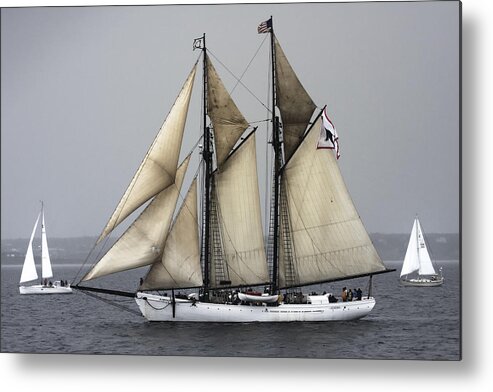 Tall Ships Photos Metal Print featuring the photograph Tall Ship by Darius Aniunas