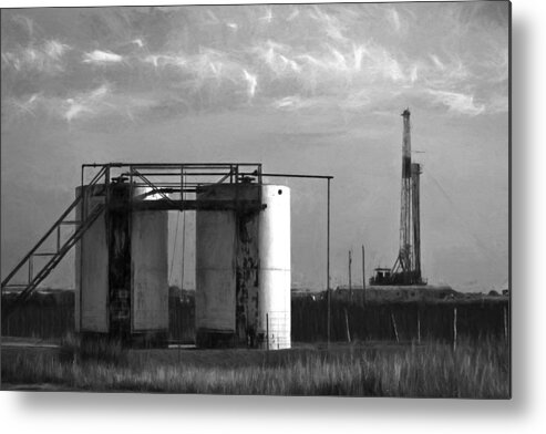 Industry Metal Print featuring the photograph Tank Battery by Jonas Wingfield