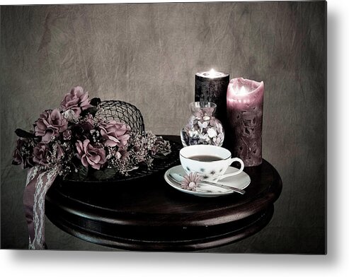 Tea Time Metal Print featuring the photograph Tea Party Time by Sherry Hallemeier