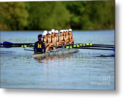 Crew Metal Print featuring the photograph Teamwork by Dave Hein
