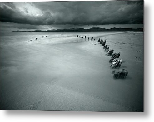 Shipwreck Metal Print featuring the photograph Teeths Of Time by Sobul