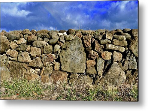 Rock Wall Metal Print featuring the photograph Temple Wall by Craig Wood