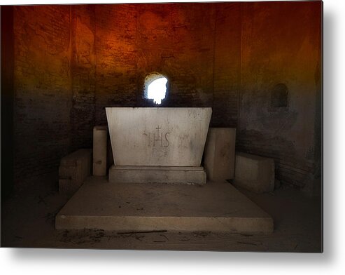 Genoa Forts Metal Print featuring the photograph The Altar - L'altare by Enrico Pelos