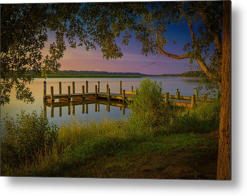 Photograph Metal Print featuring the photograph The Beautiful Patuxent by Cindy Lark Hartman