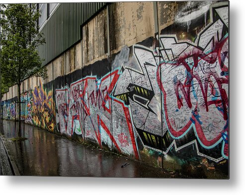 Peace Metal Print featuring the photograph The Belfast Peace Wall by Teresa Wilson