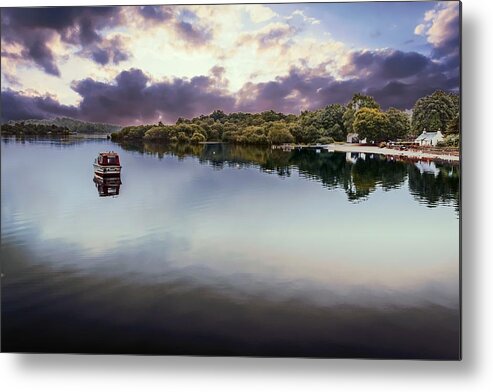 Lake Metal Print featuring the photograph The Boat by Bill Howard