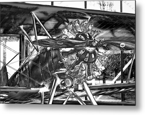 The Boeing 100p Fighter Metal Print featuring the photograph The Boeing 100P Fighter by David Patterson