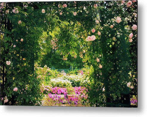 Roses Metal Print featuring the photograph The Bountiful Garden by Jessica Jenney