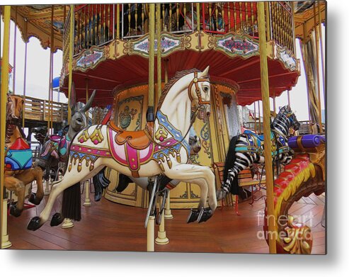 Merry-go-round Metal Print featuring the photograph The Carousel by Scott Cameron