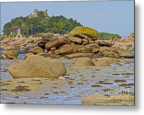 Landscape Metal Print featuring the photograph The Castle by Heiko Koehrer-Wagner