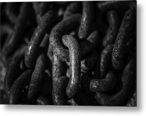 Chain Metal Print featuring the photograph The Chains That Bind Us by Jason Moynihan