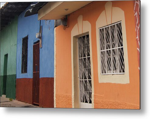 Town Metal Print featuring the photograph The Colours Of La Paz by Hany J