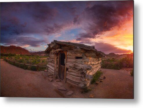 Moab Metal Print featuring the photograph The Delicate Little Cabin by Darren White