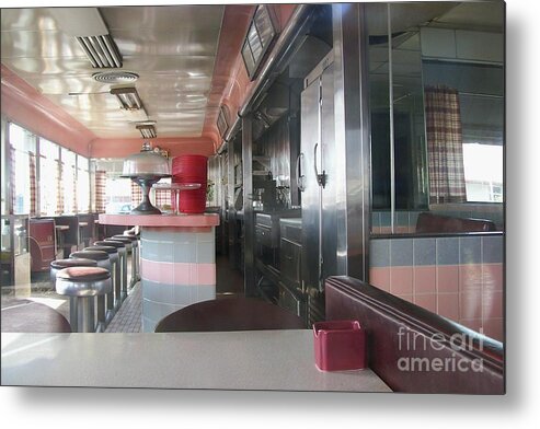 Nostalgic Metal Print featuring the photograph The Diner by Stephen King