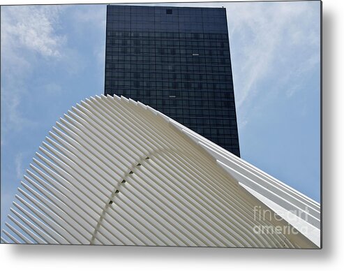 Abstract Metal Print featuring the photograph The East Wing by Scott Evers