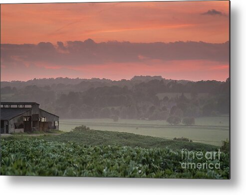 English Metal Print featuring the photograph The English Landscape 2 by Perry Rodriguez
