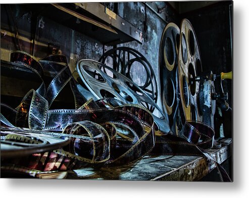 Lansdowne Theater Metal Print featuring the photograph The Film Room by Kristia Adams