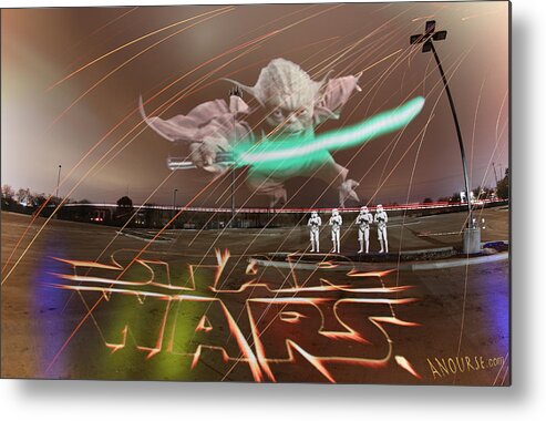 Starwars Metal Print featuring the photograph The Force Awakens by Andrew Nourse