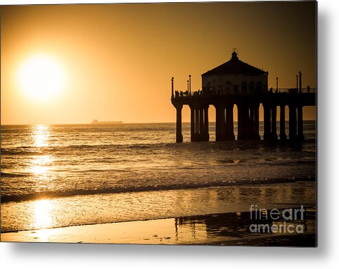 Sunset Metal Print featuring the photograph The Golden Hour by Ana V Ramirez