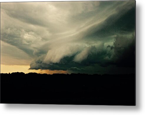  Metal Print featuring the photograph The Hand of God by Brian Sereda